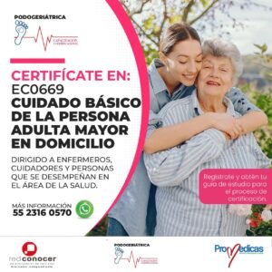 Certificación SEP-CONOCER EC0669 – Cuidado Básico de la Persona Adulta Mayor en Domicilio