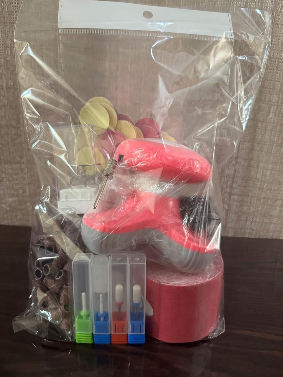 Kit de fresas y lijas