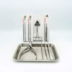 Kit de Instrumental Podológico (7 piezas de acero inoxidable)